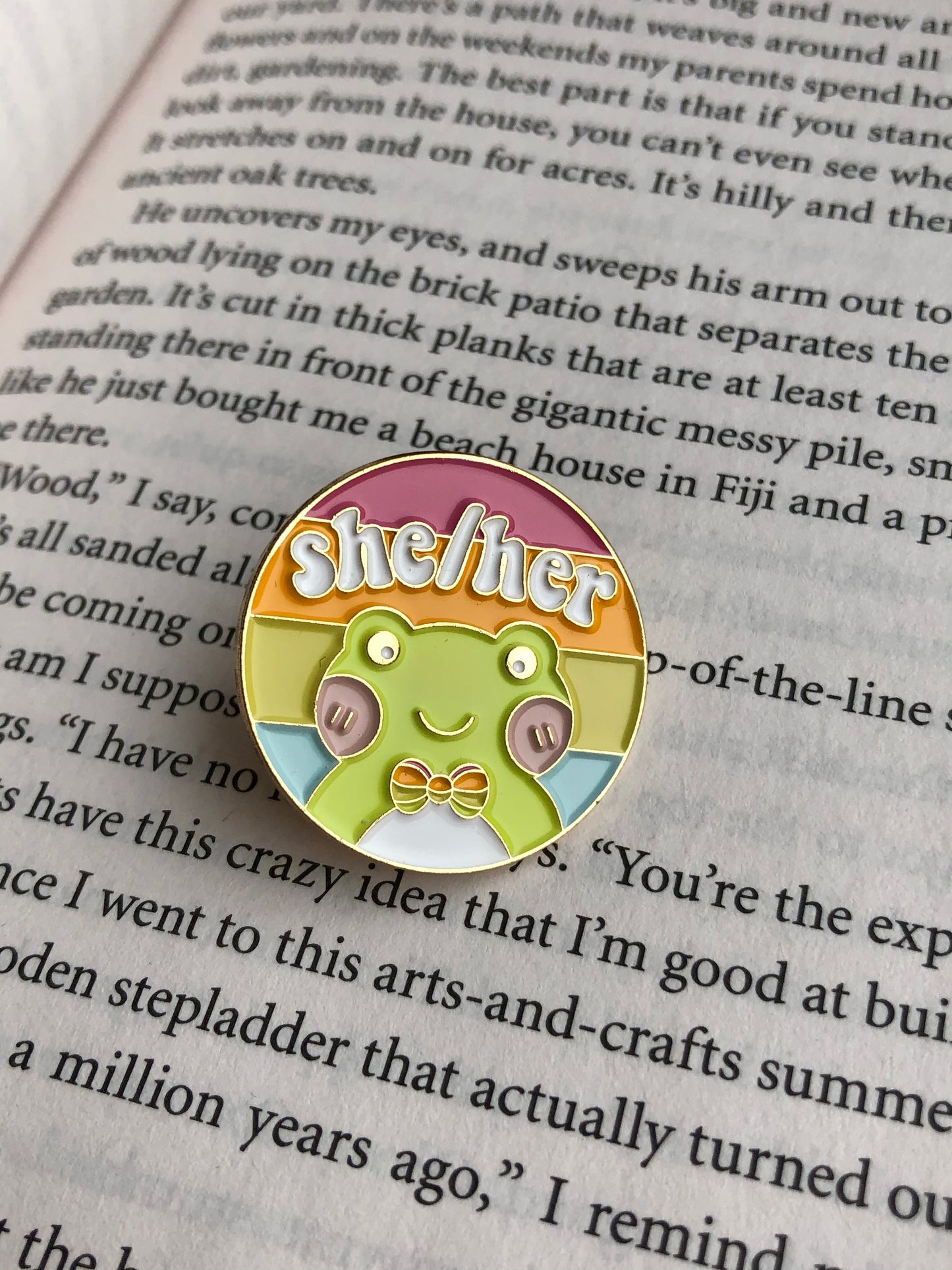 Pronoun Pins, Pronoun Buttons, LGBTQ+ Pride Pins