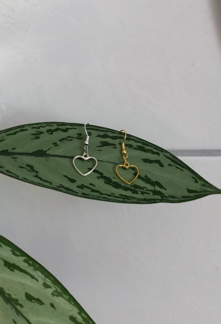 Herz Ohrringe, Heart Earrings