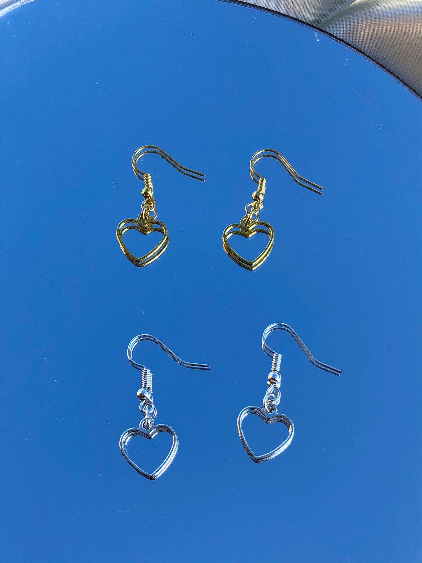 Herz Ohrringe, Heart Earrings