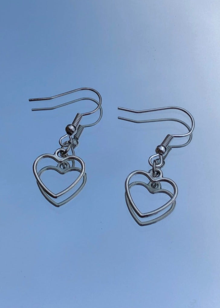 Herz Ohrringe, Heart Earrings