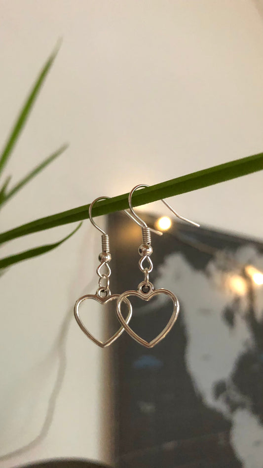 Herz Ohrringe, Heart Earrings